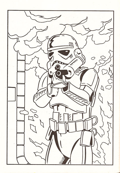 Make your own star wars adventure with vintage s coloring pages