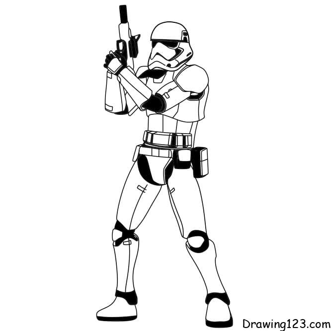 Stormtrooper drawing tutorial