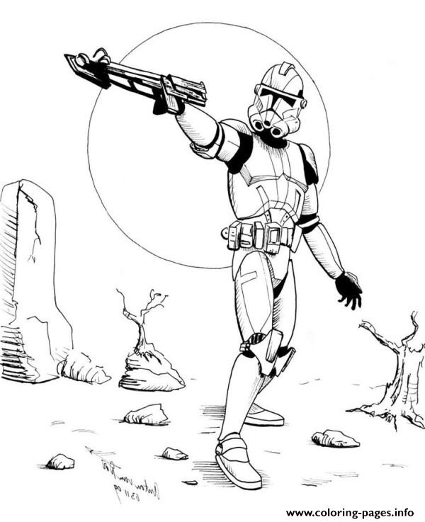 Star wars stormtrooper coloring page printable