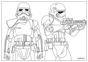 Free printable stormtrooper coloring pages for kids