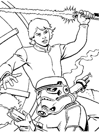 Star wars coloring page