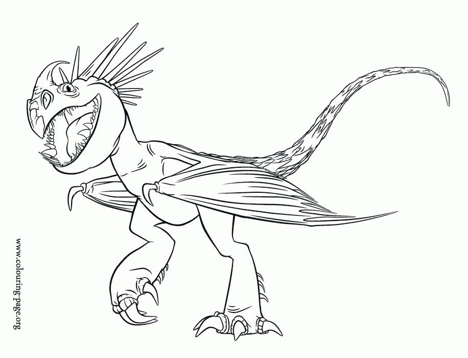 Stormfly the deadly nadder httyd dragon coloring page how train your dragon coloring pages