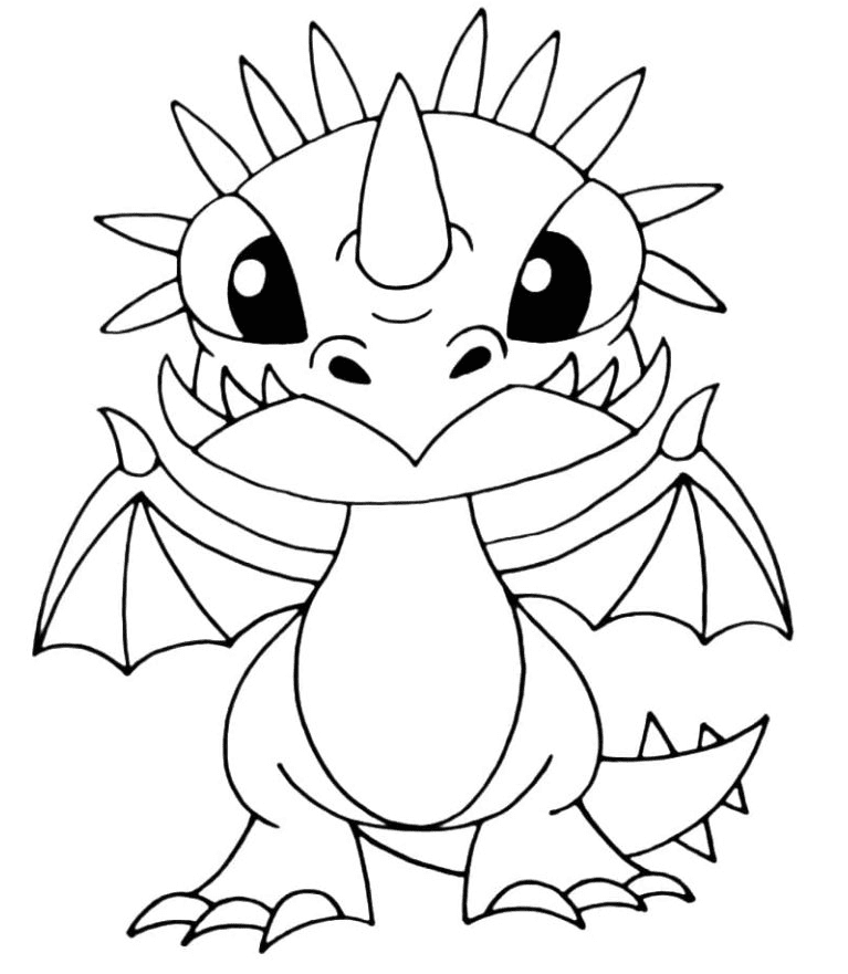 How to train your dragon coloring pages printable for free download