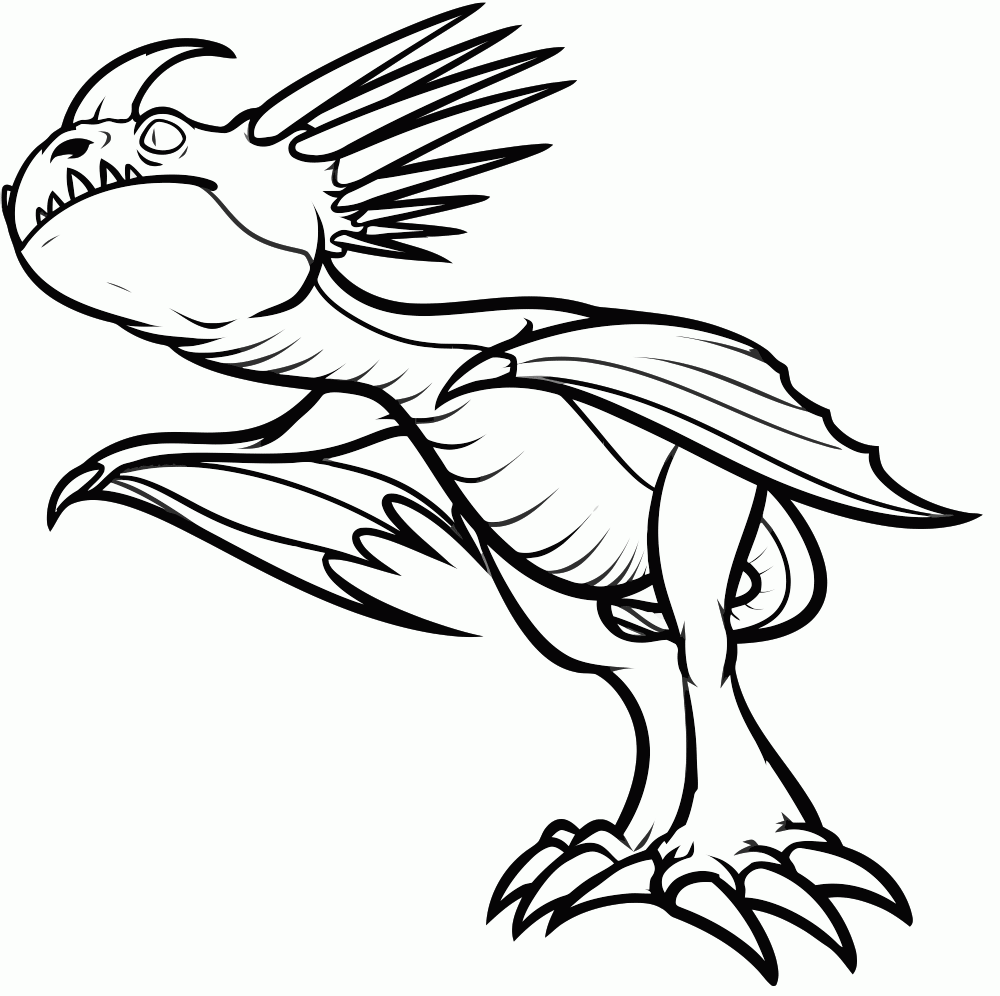 Stormfly coloring pages to download and print for free