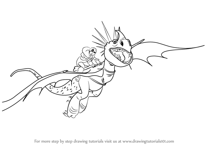 Learn how to draw stormfly from how to train your dragon how to train your dragon step by step drawing tutorials famãlia addams