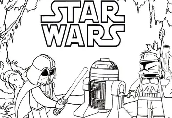 Iconic star wars stormtrooper coloring pages