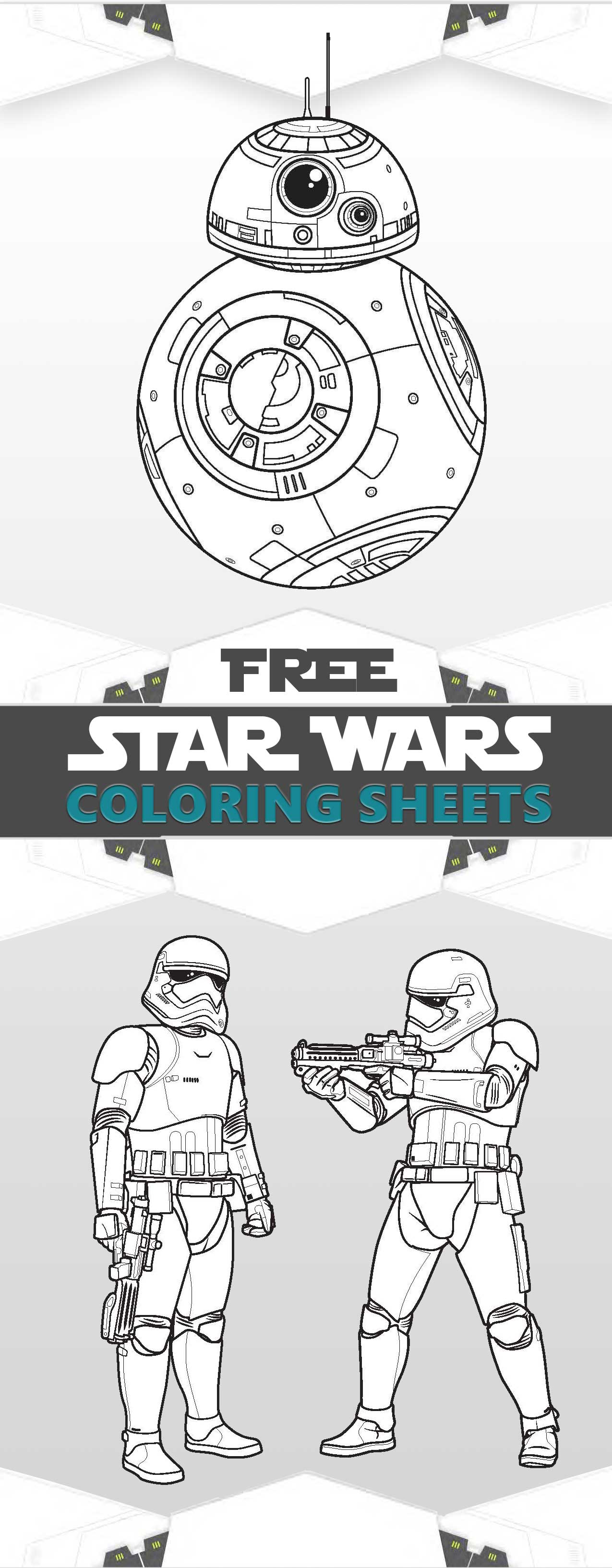 Star wars coloring pages the force awakens coloring pages