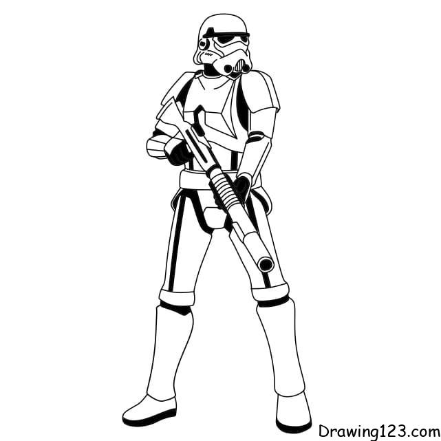 Stormtrooper drawing tutorial