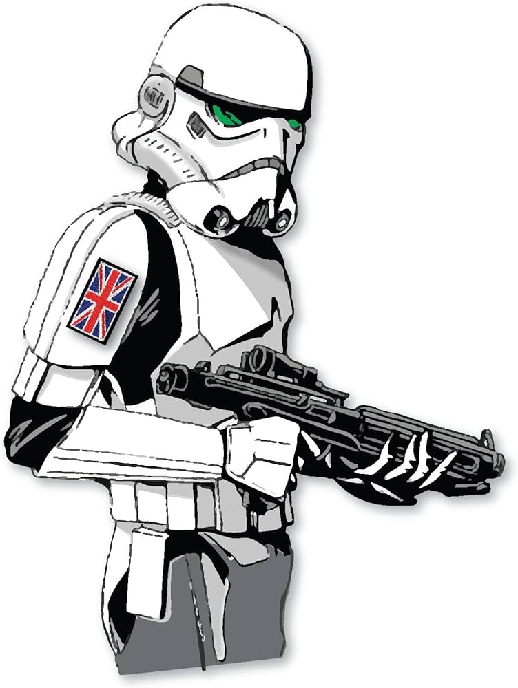 Great britain stormtrooper sticker