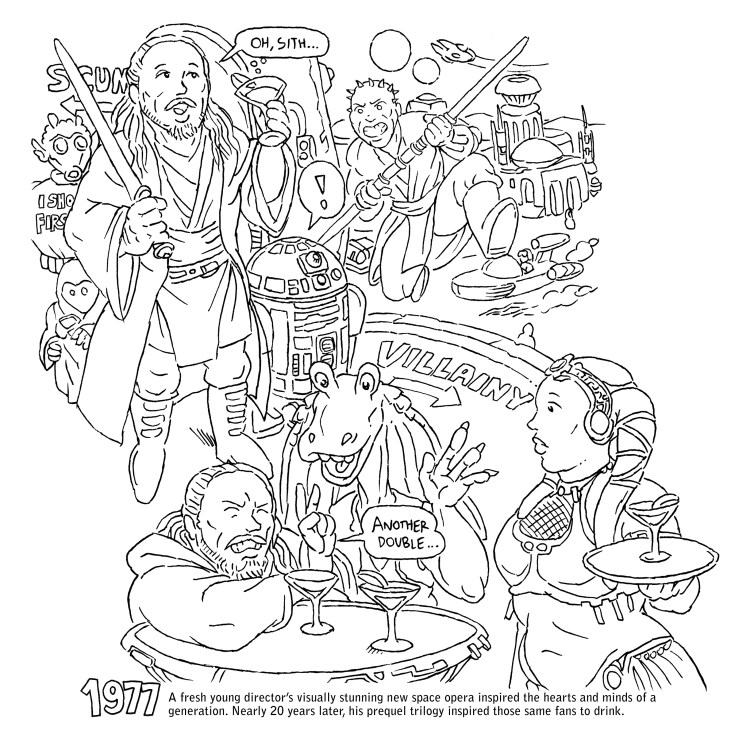 Make your own star wars adventure with vintage s coloring pages