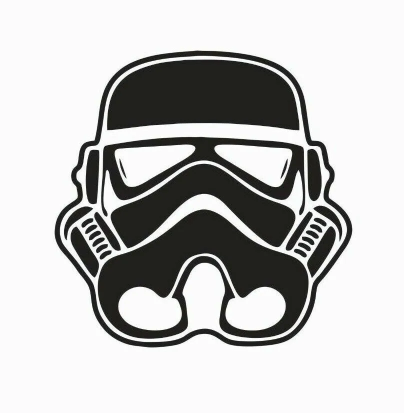 Stormtrooper star wars vinyl die cut car decal sticker