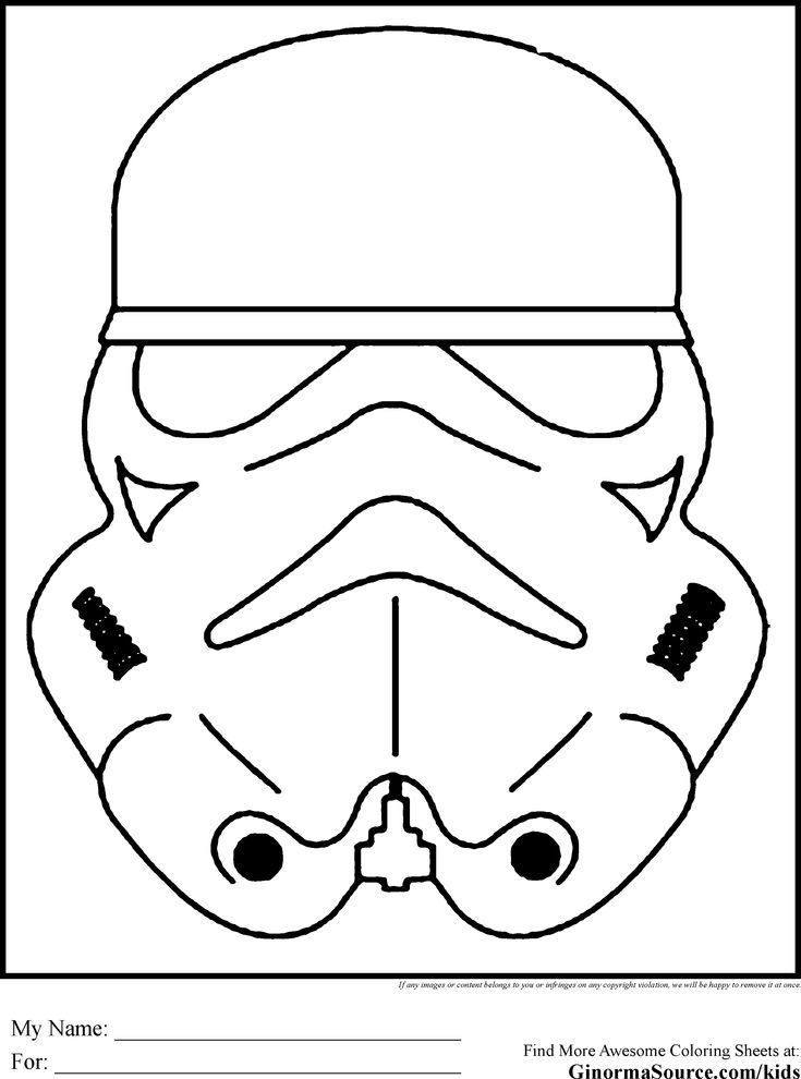 Inspiration picture of stormtrooper coloring page