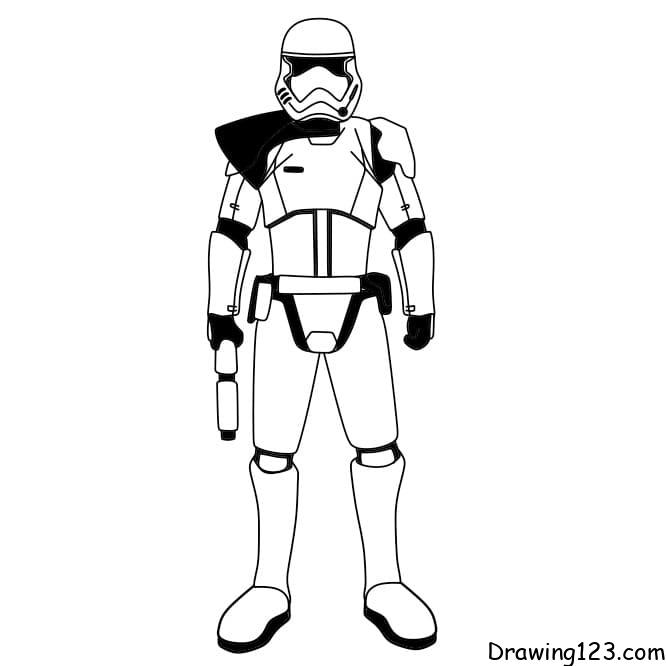 Stormtrooper drawing tutorial