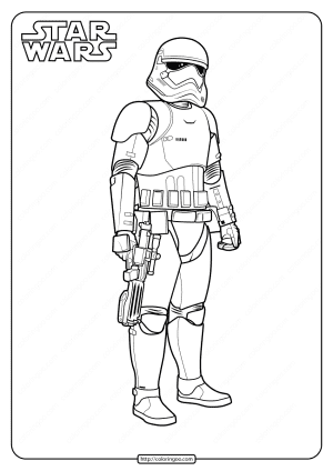 Printable star wars stormtrooper coloring pages