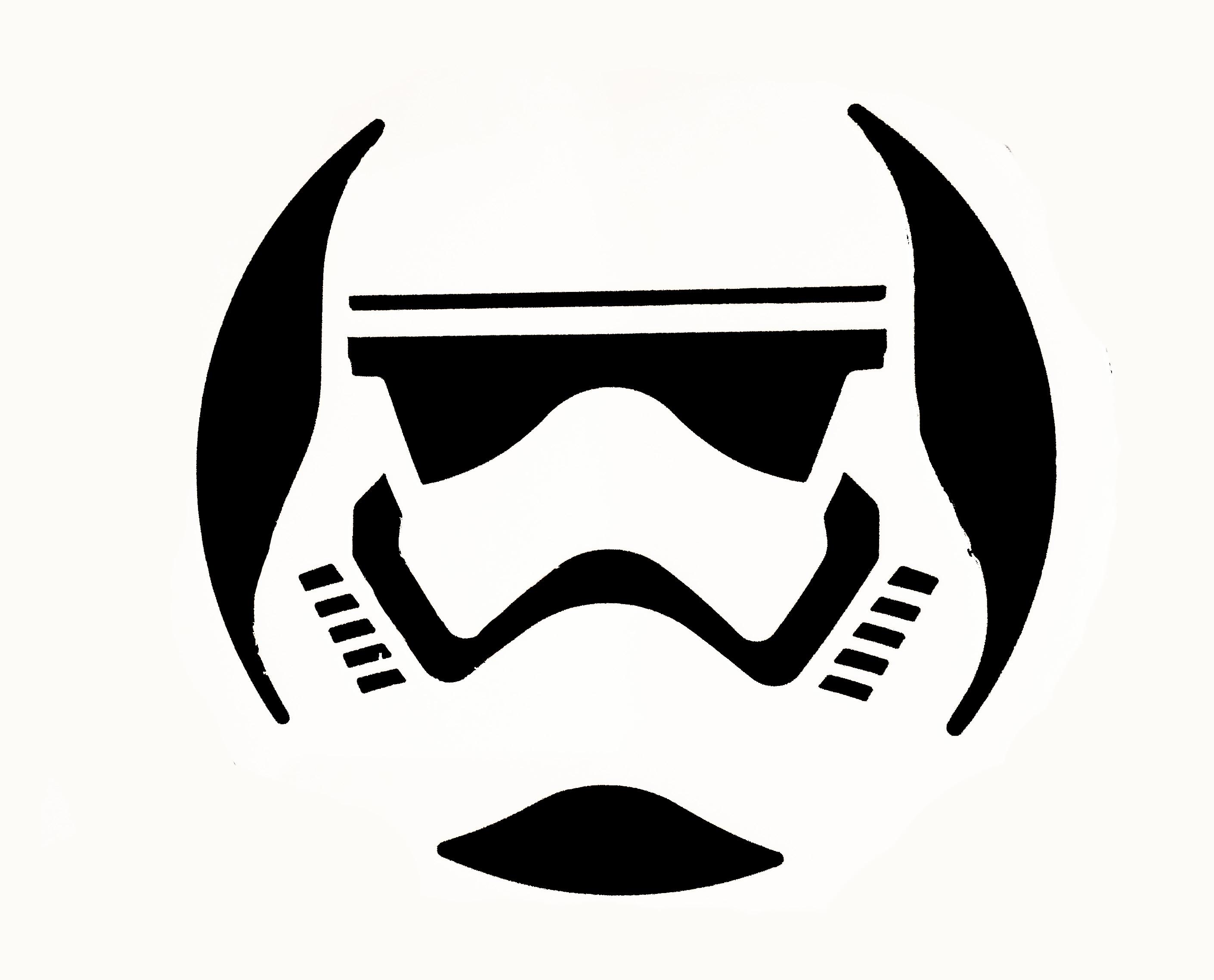 Star wars storm trooper stormtrooper free pumpkin stencil