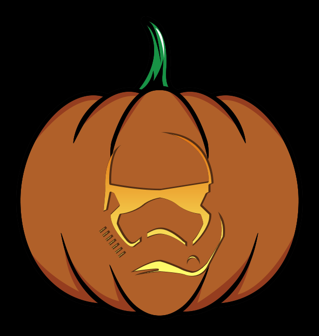 Star wars the force awakens pumpkin patterns printables