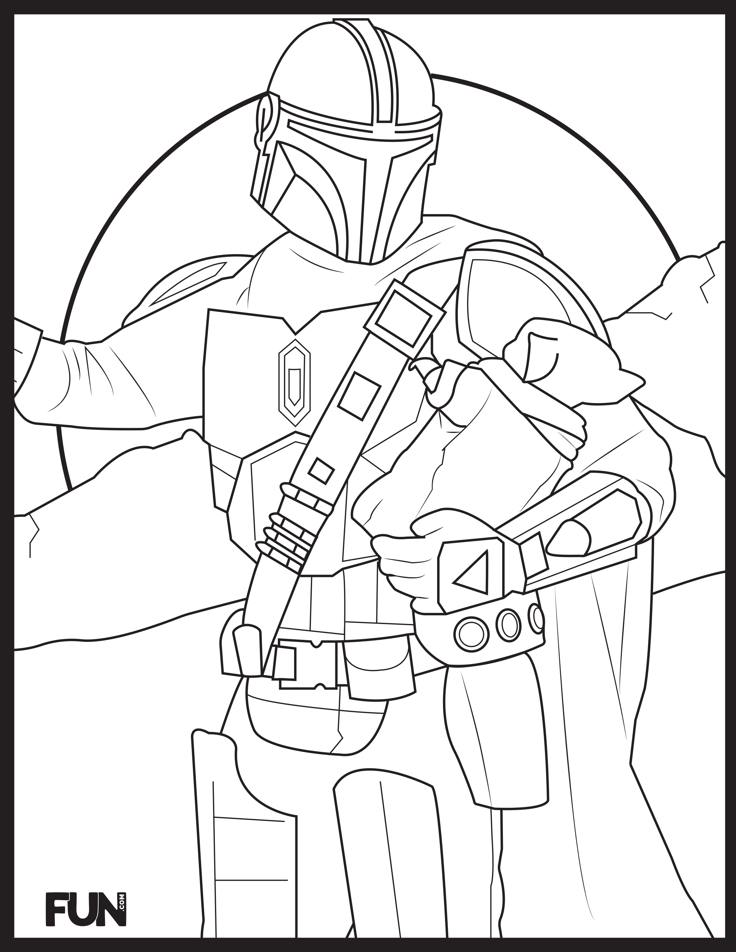 Star wars coloring pages and bingo sheets printables