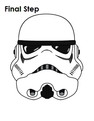 How to draw a stormtrooper