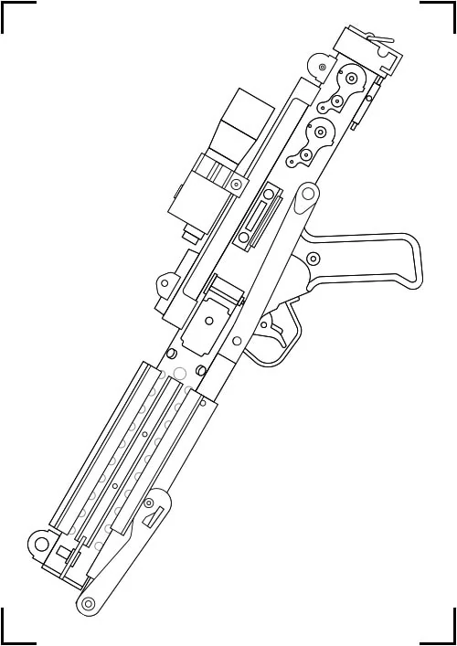 E imperial blaster star wars pattern