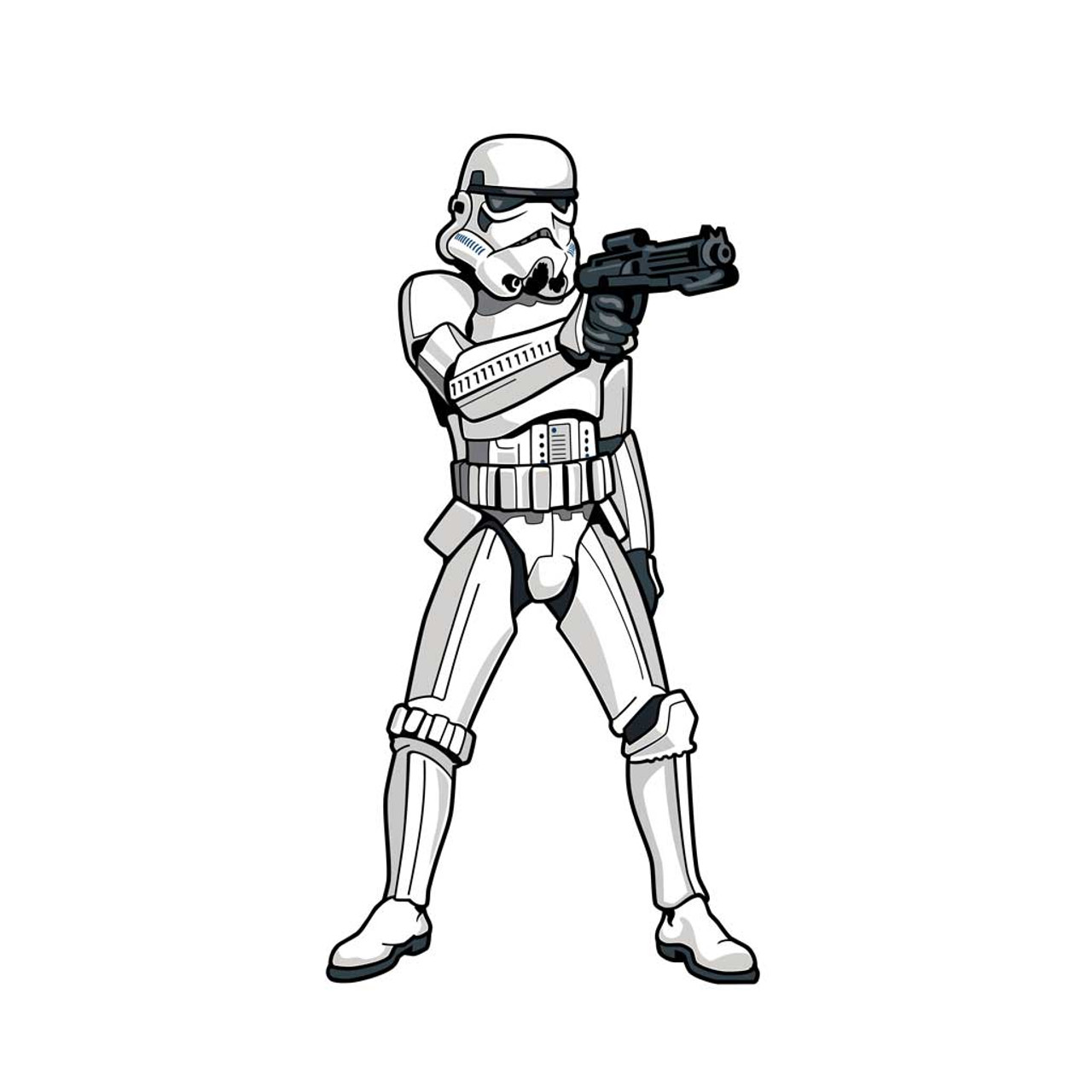 Star wars a new hope stormtrooper with blaster figpin enamel pin