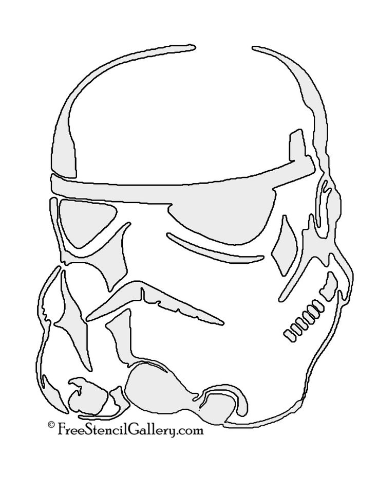 Stormtrooper helmet stencil star wars stencil stormtrooper helmet stencils