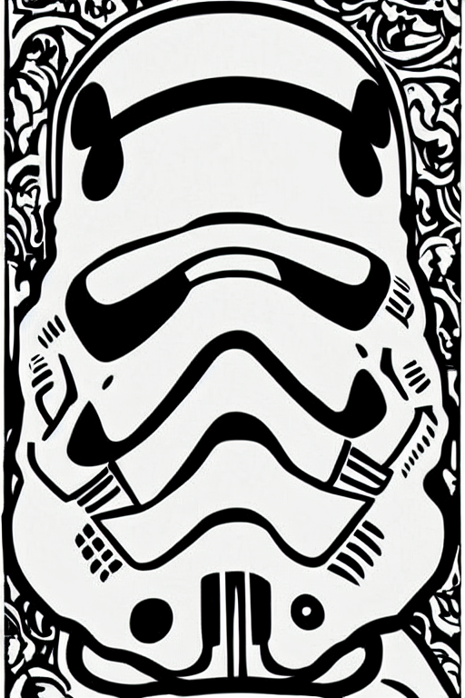 Âstormtrooper dancing poster josã guadalupe posada styleâ