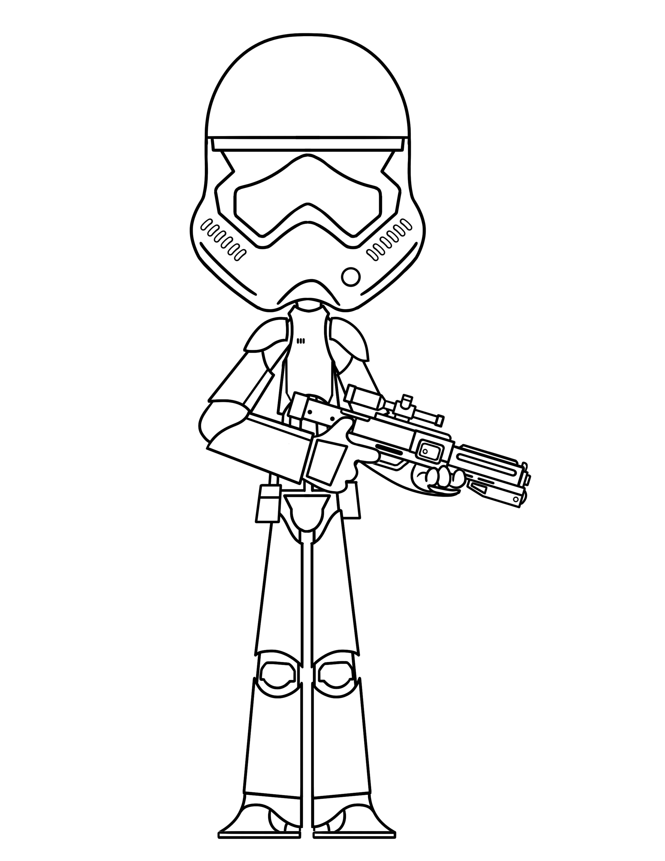 Storm trooper coloring page