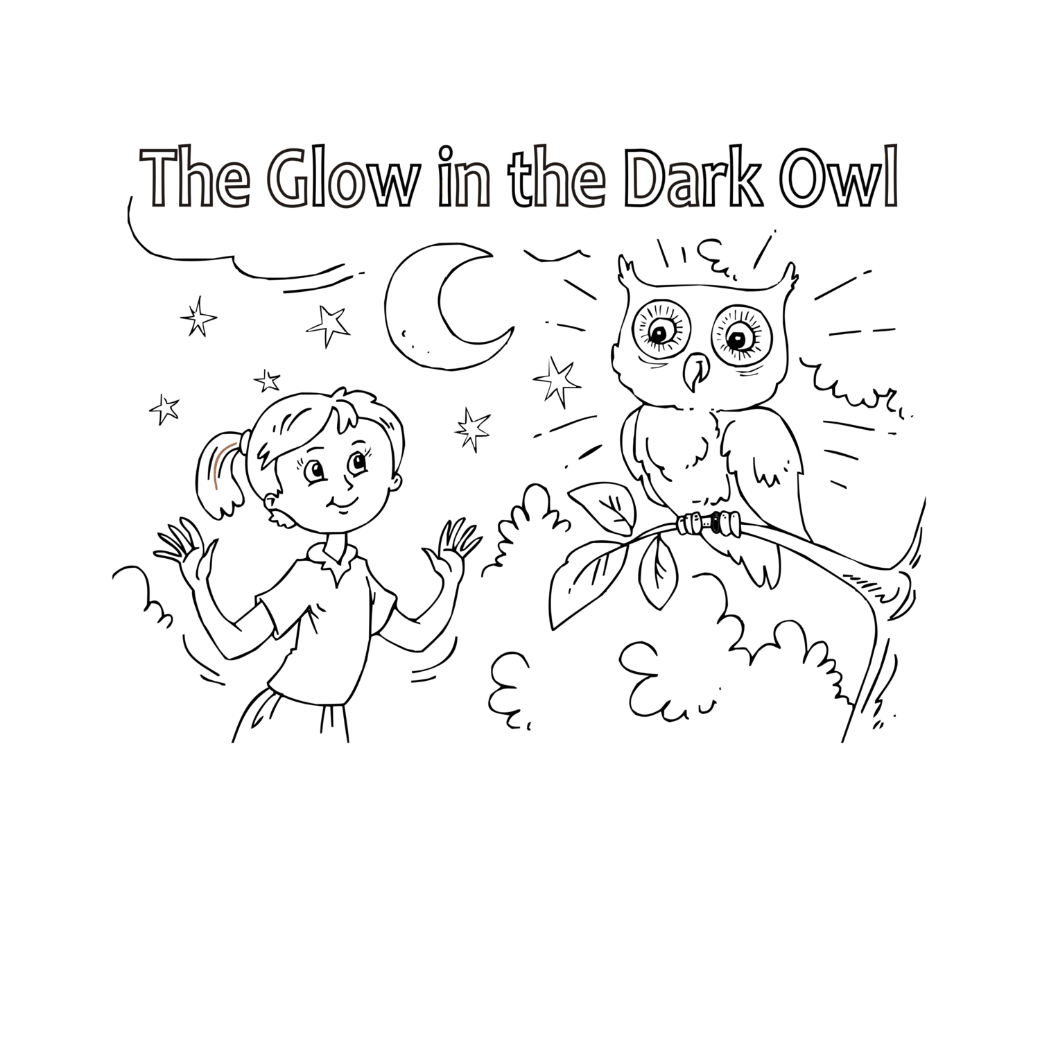 The glow in the dark owl