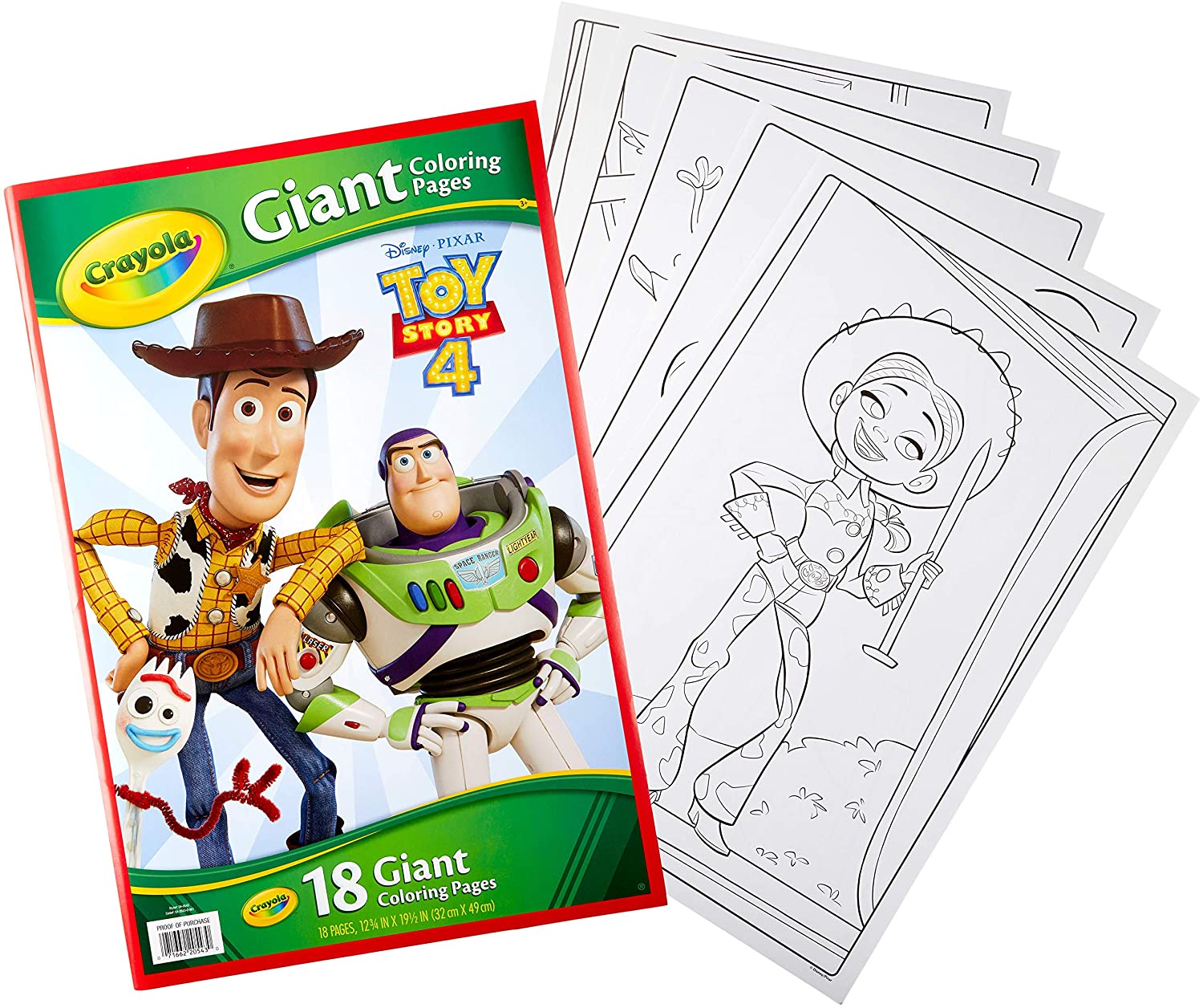 Crayola giant loring pages toy story