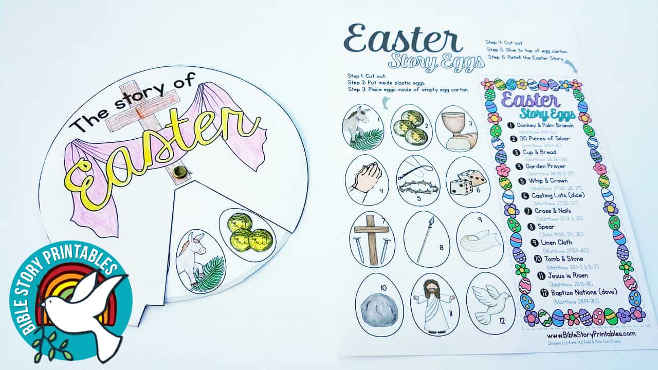 Easter bible coloring pages