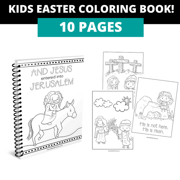 Adult easter coloring book â home faith family llc