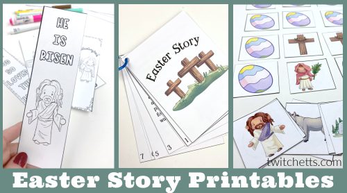 Easy printable easter story activities for sunday school kids