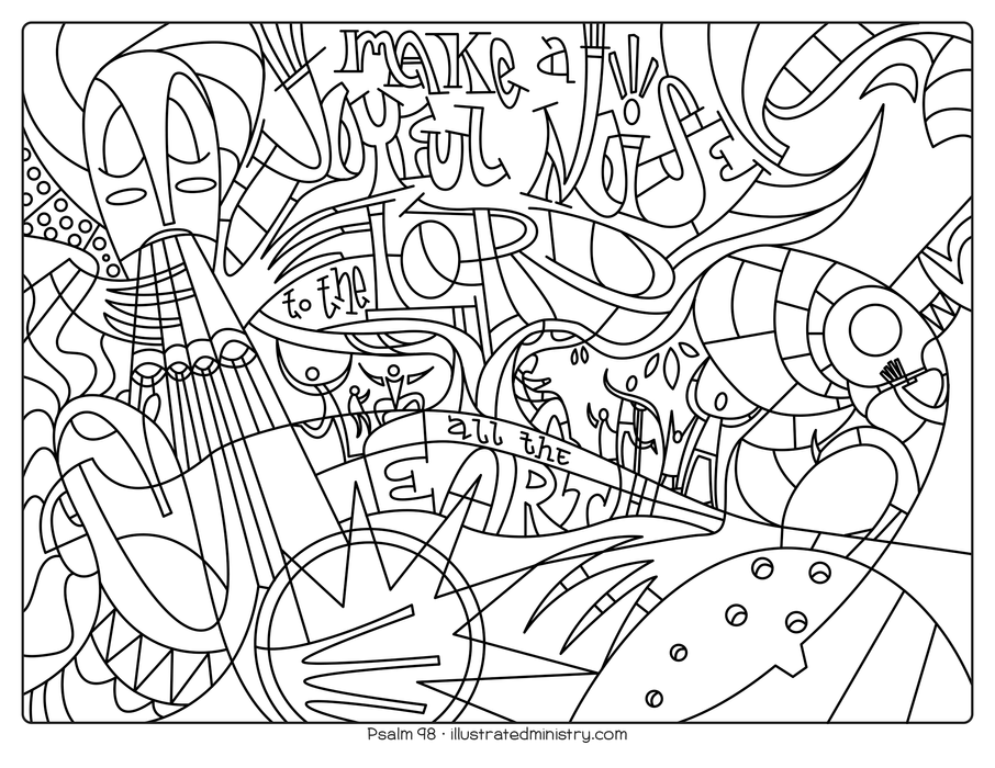 Bible story coloring pages spring â illustrated ministry