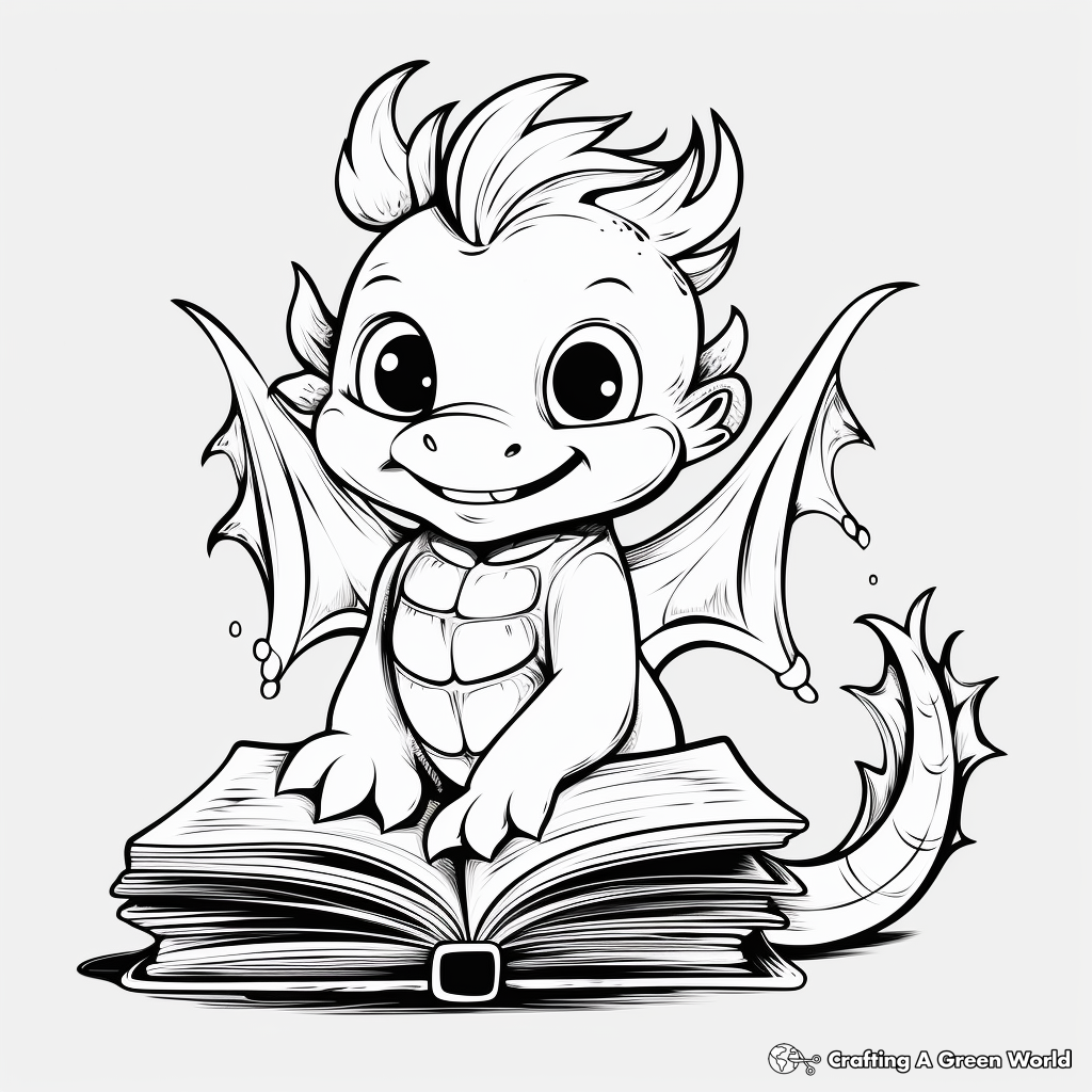 Book coloring pages