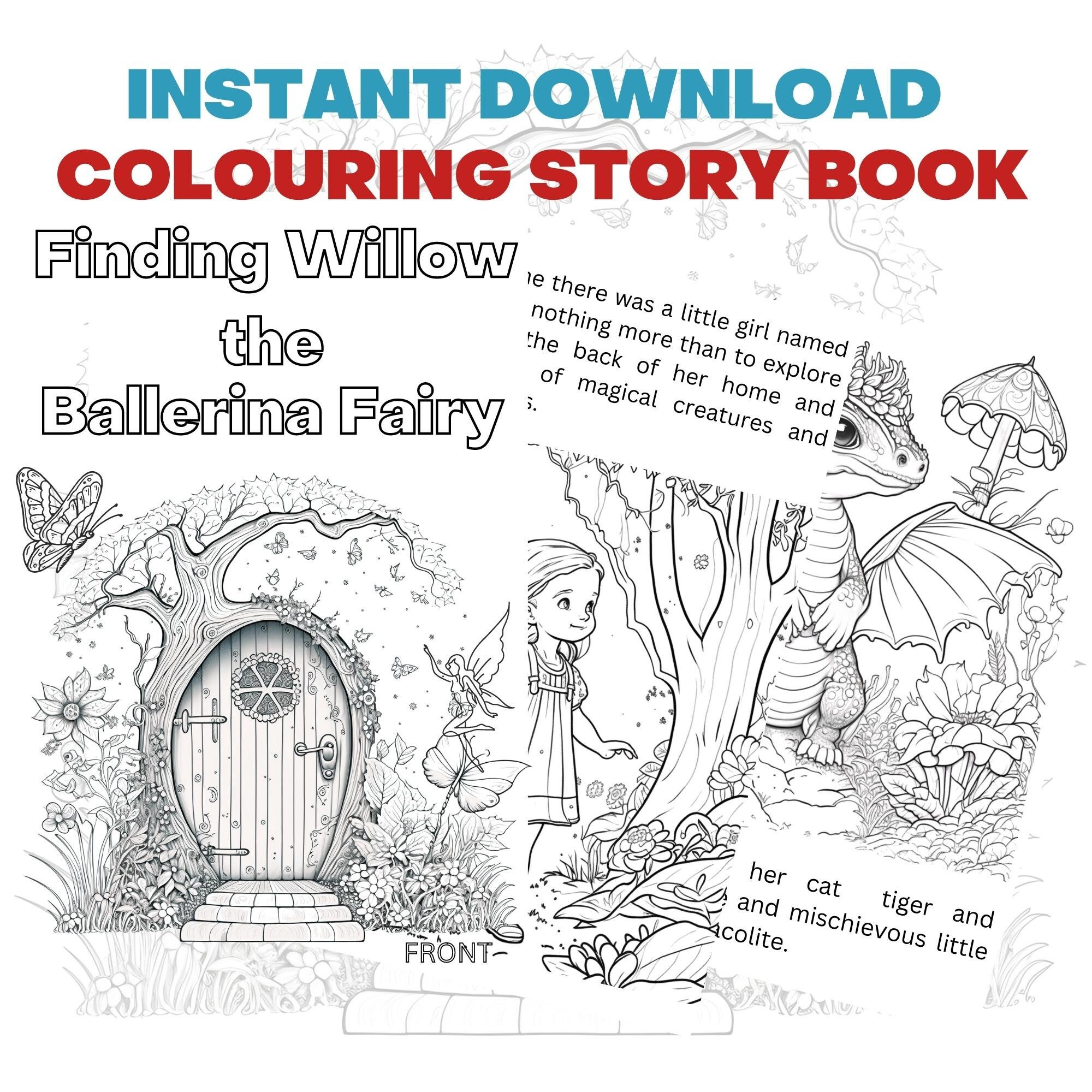 Coloring storybook