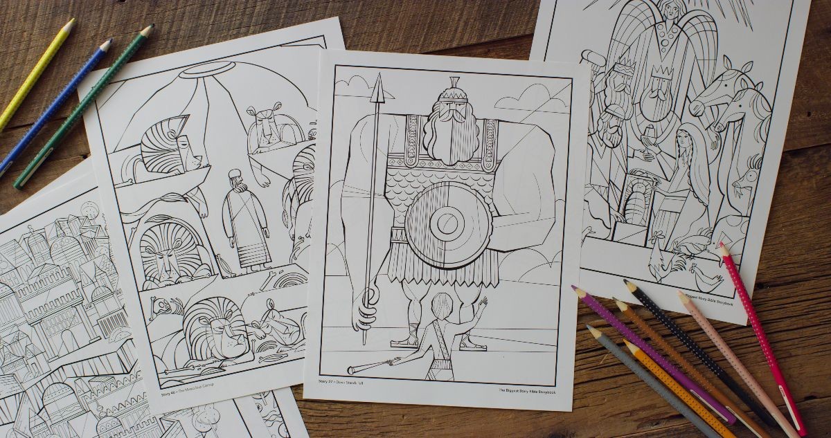 The biggest story storybook bible free printable coloring pages kevin deyoung