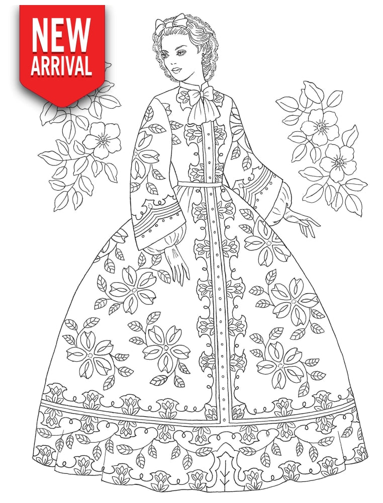 Creative haven victorian gowns coloring book â coloring book zone