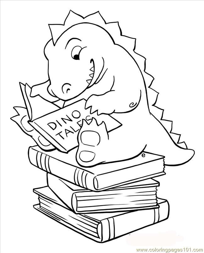 Books coloring pages