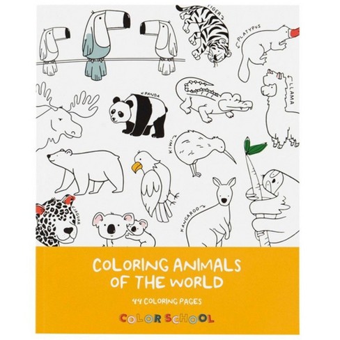 Coloring book coloring animals