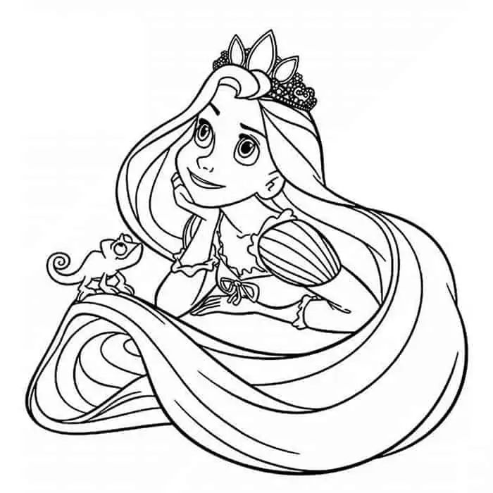 Free rapunzel coloring pages from the sweet rapunzel coloring pages pdf rapunzel coloring pages tangled coloring pages disney princess coloring pages