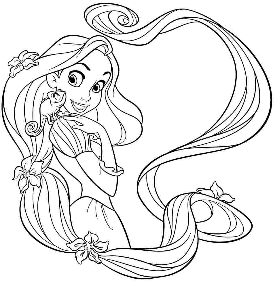 Disney princess rapunzel coloring sheets free for preschool tangled coloring pages rapunzel coloring pages disney princess coloring pages