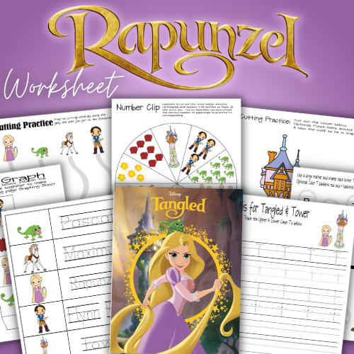 Printable disney rapunzel worksheets and activity sheets made by teachers