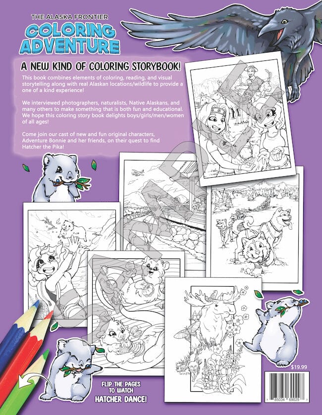 The alaska frontier coloring adventure book alaskan coloring books