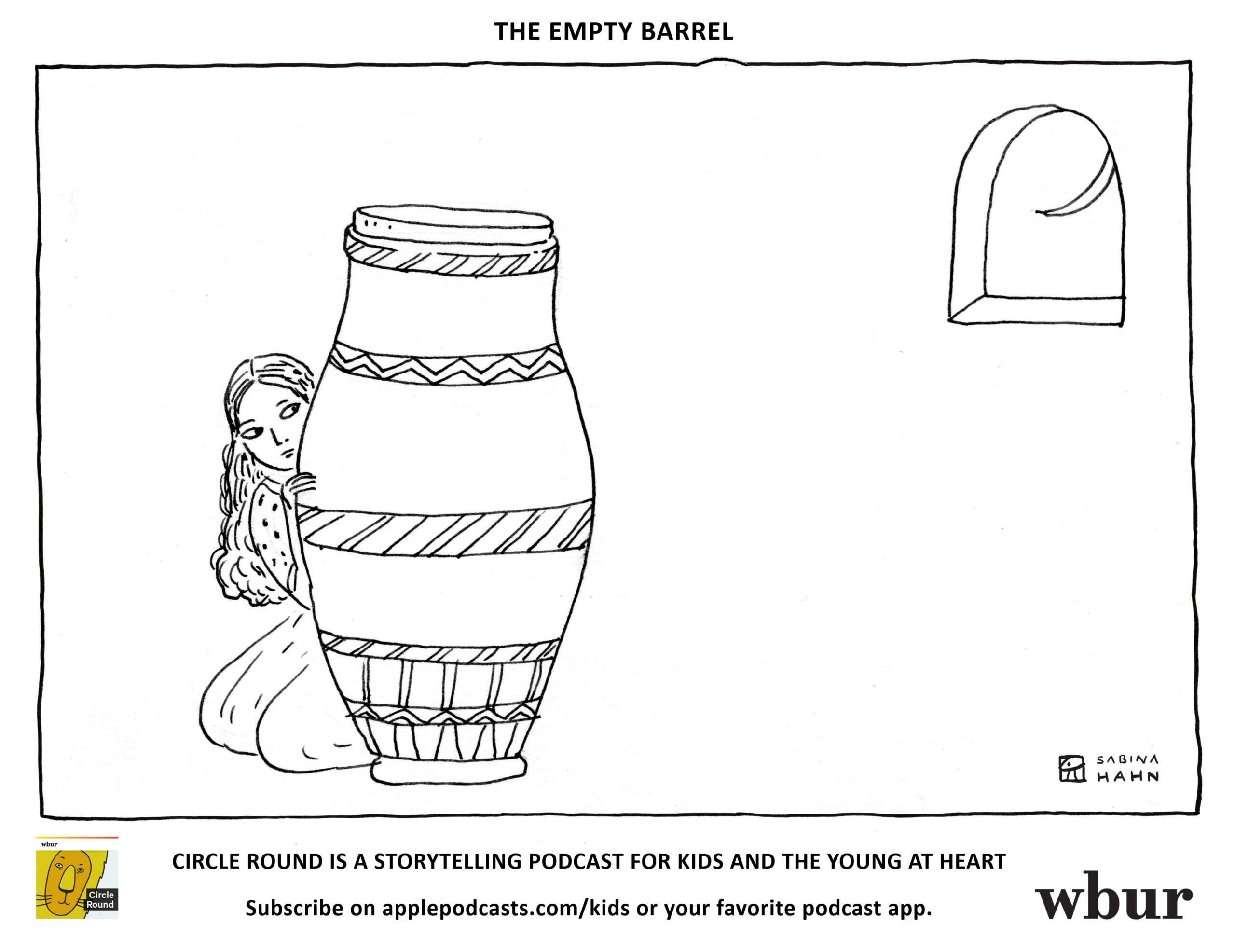 Coloring pages circle round