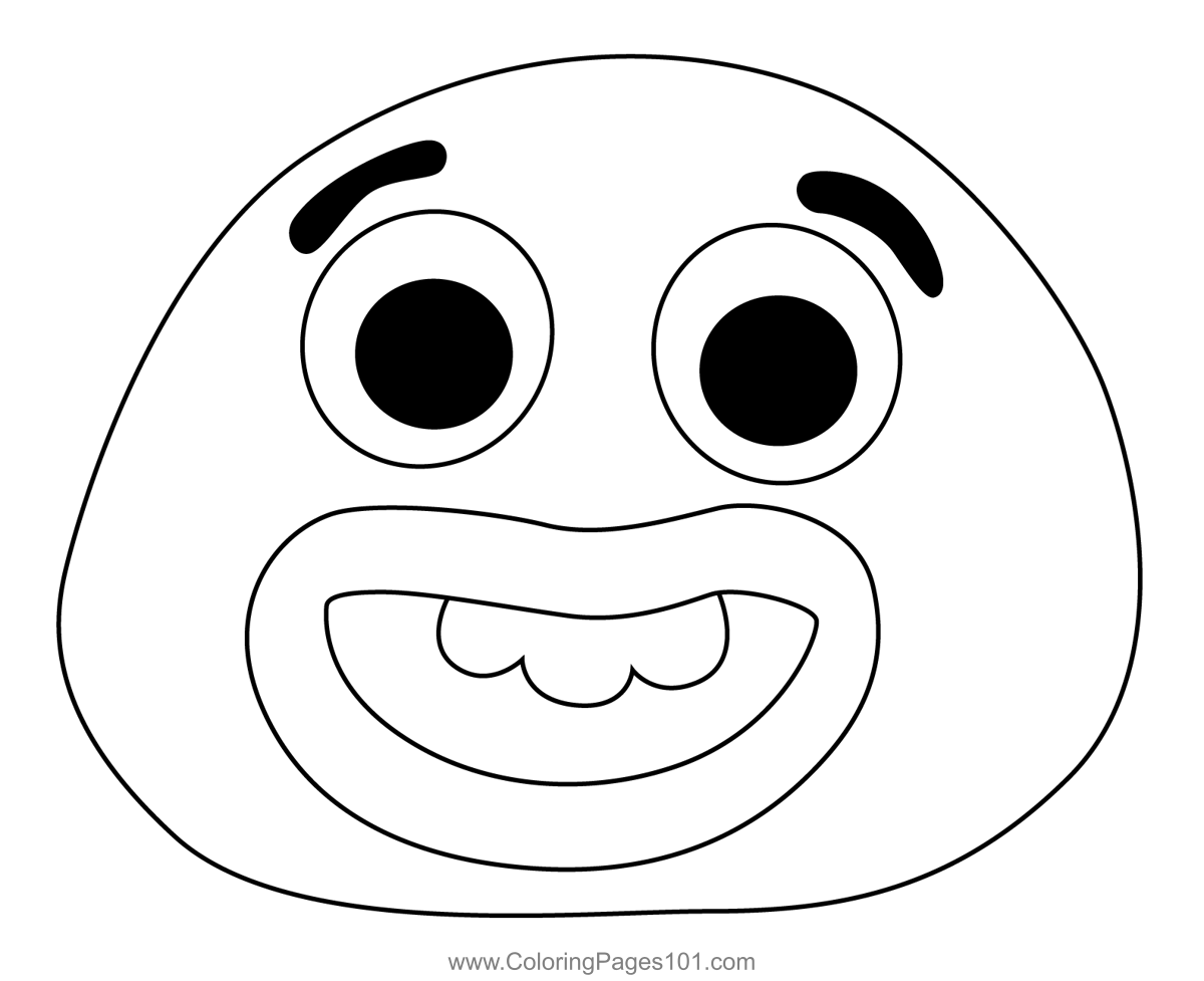 Clayton gumball coloring page coloring pages gumball world of gumball