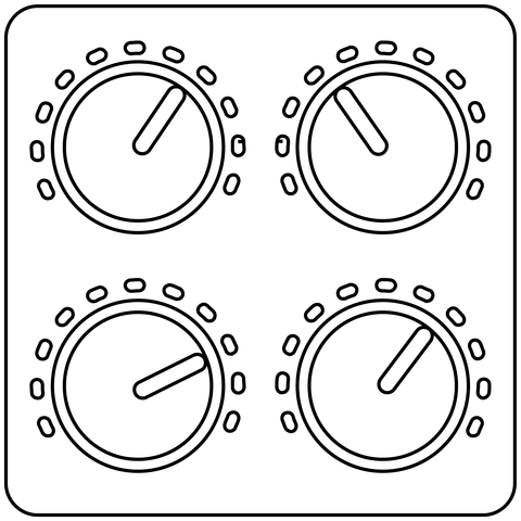 Control knobs emoji coloring page free printable coloring pages