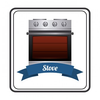 Page portable gas stove vectors illustrations for free download