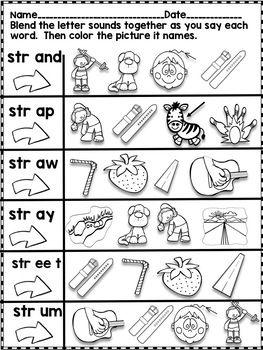 Str trigraph word work no prep trigraph words trigraphs word work