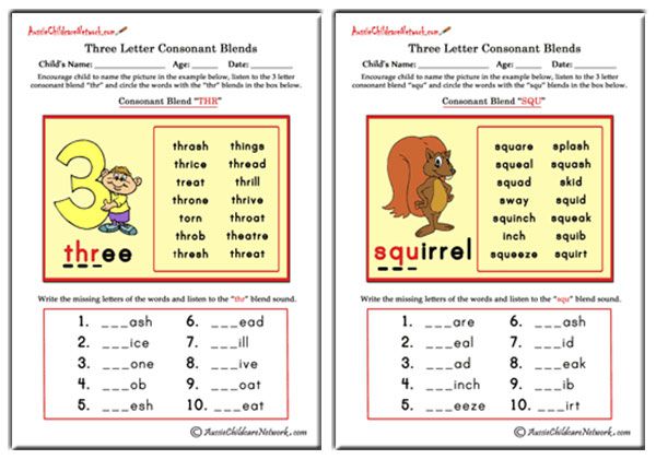 Three letter blends