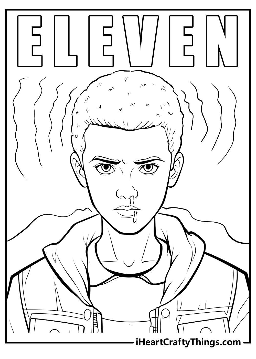 Printable stranger things coloring pages updated